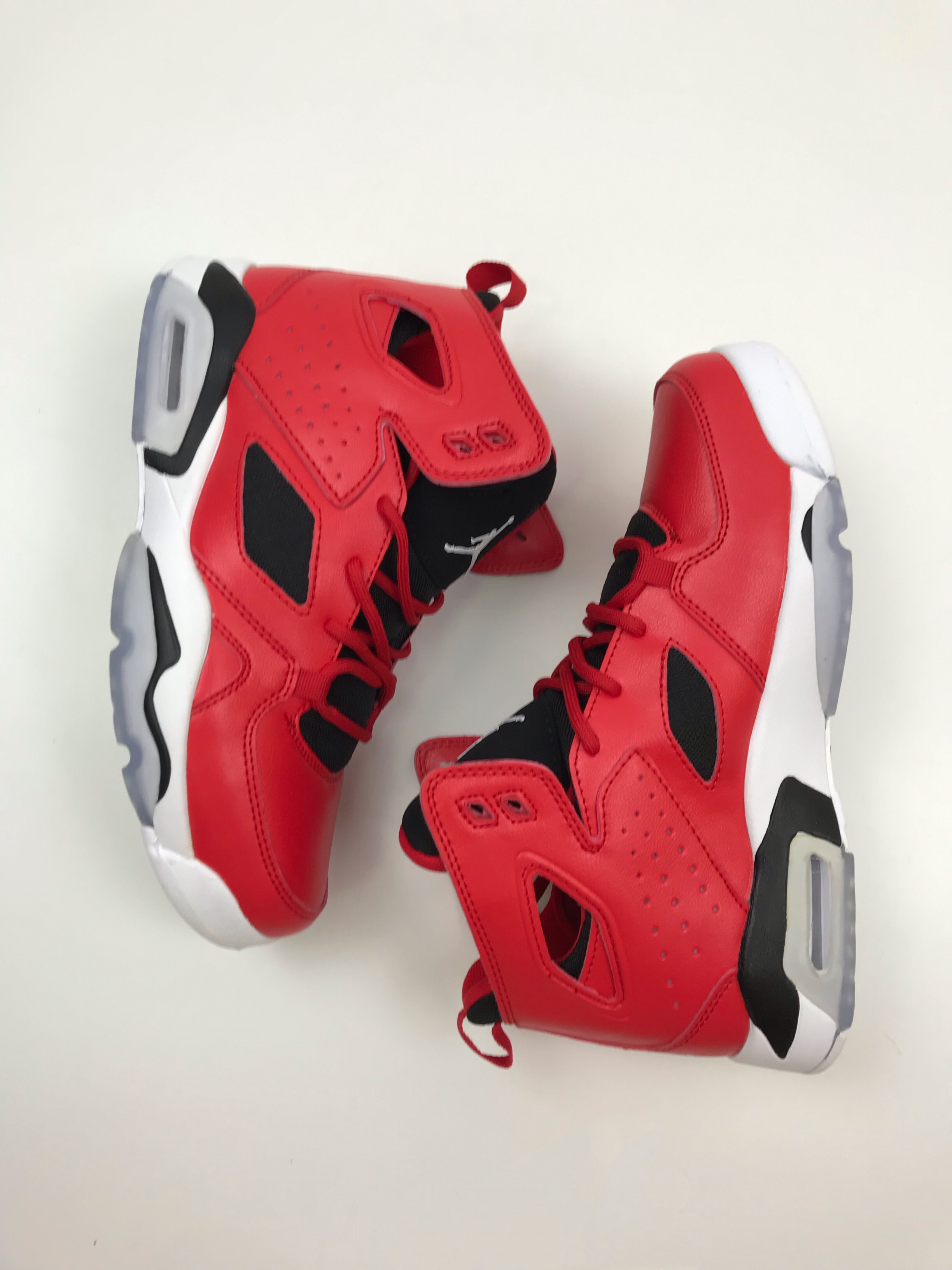 Air Jordan 6 '91 Red Black White Shoes - Click Image to Close